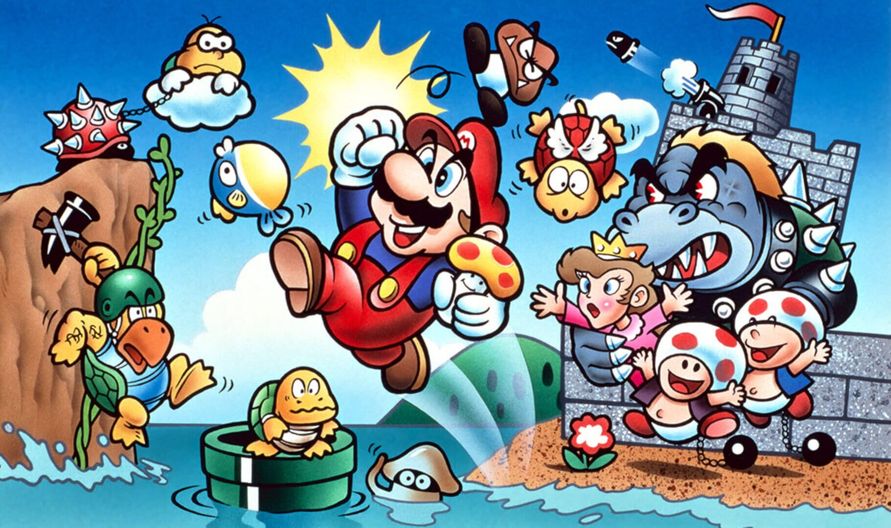 Key art for Super Mario Bros.